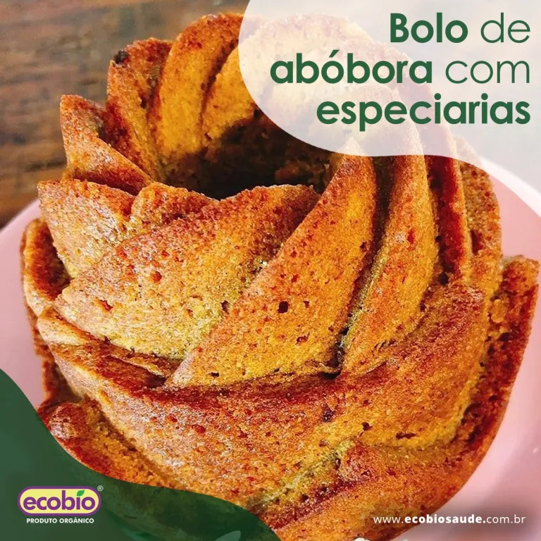 Bolo de Abóbora com especiarias